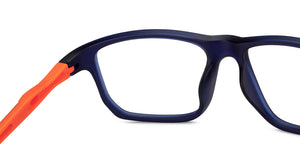 Blue Wayfarer Full Rim Unisex Eyeglasses by Lenskart Air-201043