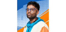 Load image into Gallery viewer, Blue Round Full Rim Unisex Eyeglasses by Lenskart Air-210622
