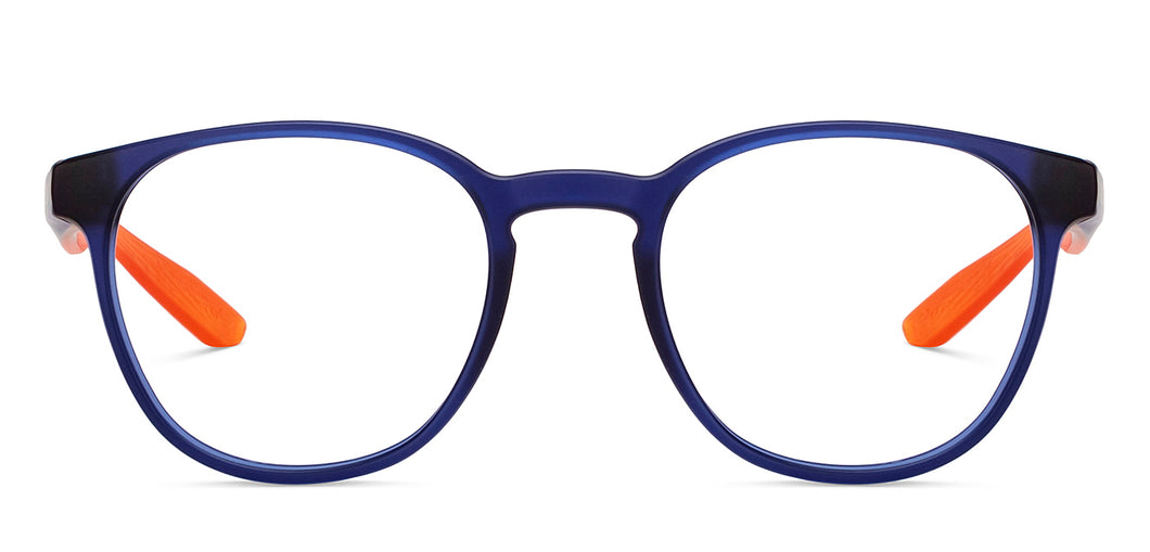 Blue Round Full Rim Unisex Eyeglasses by Lenskart Air-210622