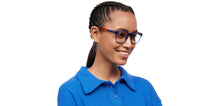 Load image into Gallery viewer, Blue Round Full Rim Unisex Eyeglasses by Lenskart Air-210622