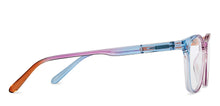 Load image into Gallery viewer, Blue Purple Brown Square Full Rim Unisex Eyeglasses by Vincent Chase-205495