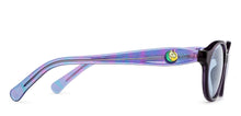 Load image into Gallery viewer, Purple Round Full Rim Kids Sunglasses by Hooper-209487