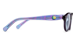 Purple Round Full Rim Kids Sunglasses by Hooper-209487