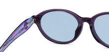 Load image into Gallery viewer, Purple Round Full Rim Kids Sunglasses by Hooper-209487