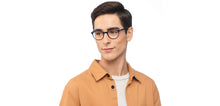 Load image into Gallery viewer, Blue Round Full Rim Unisex Eyeglasses by Vincent Chase-207782