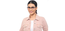 Load image into Gallery viewer, Blue Round Full Rim Unisex Eyeglasses by Vincent Chase-207782