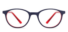 Load image into Gallery viewer, Blue Round Full Rim Unisex Eyeglasses by Vincent Chase-207782