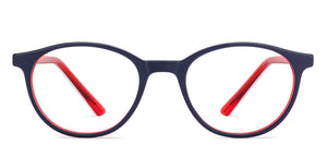 Blue Round Full Rim Unisex Eyeglasses by Vincent Chase-207782