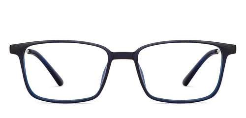 Blue Rectangle Full Rim Unisex Eyeglasses by Lenskart Air-151689