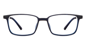 Blue Rectangle Full Rim Unisex Eyeglasses by Lenskart Air-151689