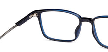 Load image into Gallery viewer, Blue Rectangle Full Rim Unisex Eyeglasses by Lenskart Air-151689