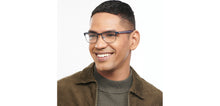 Load image into Gallery viewer, Blue Rectangle Full Rim Unisex Eyeglasses by Vincent Chase-201362