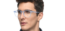 Load image into Gallery viewer, Blue Sky Wayfarer Full Rim Unisex Eyeglasses by Lenskart Hustlr-212816