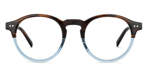 Tortoise Round Full Rim Unisex Eyeglasses by John Jacobs-153102