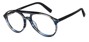 Blue Aviator Full Rim Unisex Eyeglasses by Vincent Chase-152911