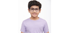Load image into Gallery viewer, Blue Oval Full Rim Kids Eyeglasses by Hooper-208938