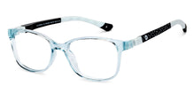 Load image into Gallery viewer, Blue Rectangle Full Rim Kids Eyeglasses by Hooper-204402