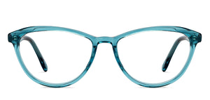 Blue Cat Eye Full Rim Kids Eyeglasses by Hooper-152515
