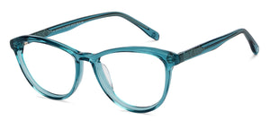 Blue Cat Eye Full Rim Kids Eyeglasses by Hooper-152515