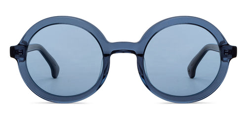 Blue Round Full Rim Unisex Sunglasses by John Jacobs-152267