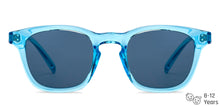 Load image into Gallery viewer, Blue Square Full Rim Kid Sunglasses by Hooper-152555