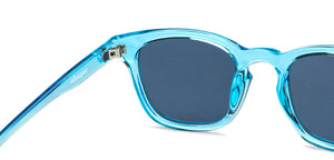 Blue Square Full Rim Kid Sunglasses by Hooper-152555