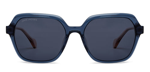 Blue Square Full Rim Unisex Sunglasses by John Jacobs-208174