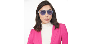 Blue Wayfarer Full Rim Unisex Sunglasses by Vincent Chase Polarized-206904