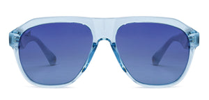 Blue Wayfarer Full Rim Unisex Sunglasses by Vincent Chase Polarized-206904