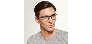 Blue Round Full Rim Unisex Eyeglasses by Lenskart Air-200543