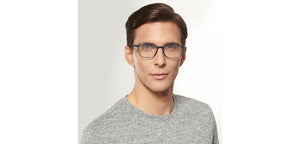 Blue Round Full Rim Unisex Eyeglasses by Lenskart Air-200543