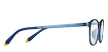 Load image into Gallery viewer, Blue Round Full Rim Unisex Eyeglasses by Lenskart Air-200543