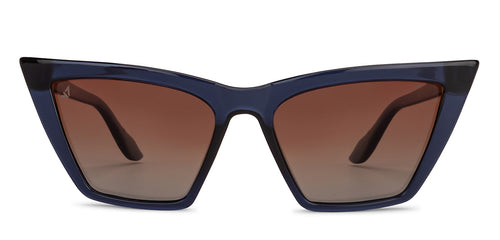 Blue Cat Eye Full Rim Women Sunglasses by Vincent Chase Polarized-152333