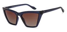 Load image into Gallery viewer, Blue Cat Eye Full Rim Women Sunglasses by Vincent Chase Polarized-152333