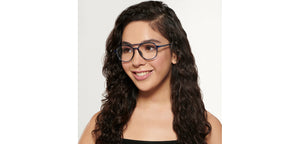 Blue Aviator Full Rim Unisex Eyeglasses by Lenskart Air-200574