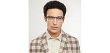 Load image into Gallery viewer, Blue Rectangle Full Rim Unisex Eyeglasses by John Jacobs-150865
