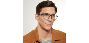 Blue Rectangle Full Rim Unisex Eyeglasses by Lenskart Air-200562