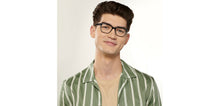 Load image into Gallery viewer, Blue Rectangle Full Rim Unisex Eyeglasses by Vincent Chase-151617