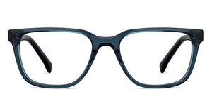 Blue Rectangle Full Rim Unisex Eyeglasses by Vincent Chase-151617
