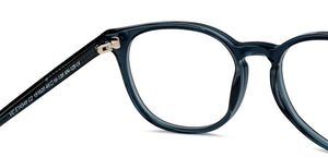 Blue Round Full Rim Unisex Eyeglasses by Vincent Chase Computer Glasses-205135