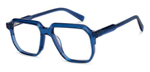 Load image into Gallery viewer, Blue Square Full Rim Men Eyeglasses by John Jacobs-151333