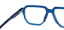 Load image into Gallery viewer, Blue Square Full Rim Men Eyeglasses by John Jacobs-151333