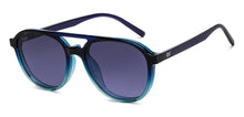 Load image into Gallery viewer, Blue Round Full Rim Unisex Eyeglasses by Lenskart Air-206128