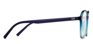 Blue Round Full Rim Unisex Eyeglasses by Lenskart Air-206128
