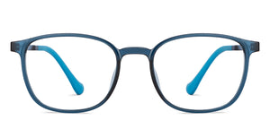 Blue Rectangle Full Rim Unisex Eyeglasses by Lenskart Air-151941