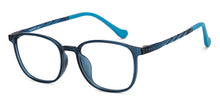Load image into Gallery viewer, Blue Rectangle Full Rim Unisex Eyeglasses by Lenskart Air-151941