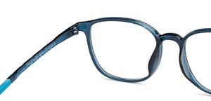 Blue Rectangle Full Rim Unisex Eyeglasses by Lenskart Air-151941