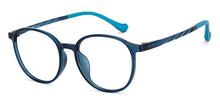 Load image into Gallery viewer, Blue Round Full Rim Unisex Eyeglasses by Lenskart Air-151932