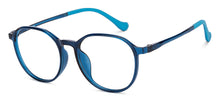 Load image into Gallery viewer, Blue Round Full Rim Unisex Eyeglasses by Lenskart Air-151937