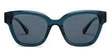Load image into Gallery viewer, Blue Square Full Rim Unisex Sunglasses by John Jacobs-208171